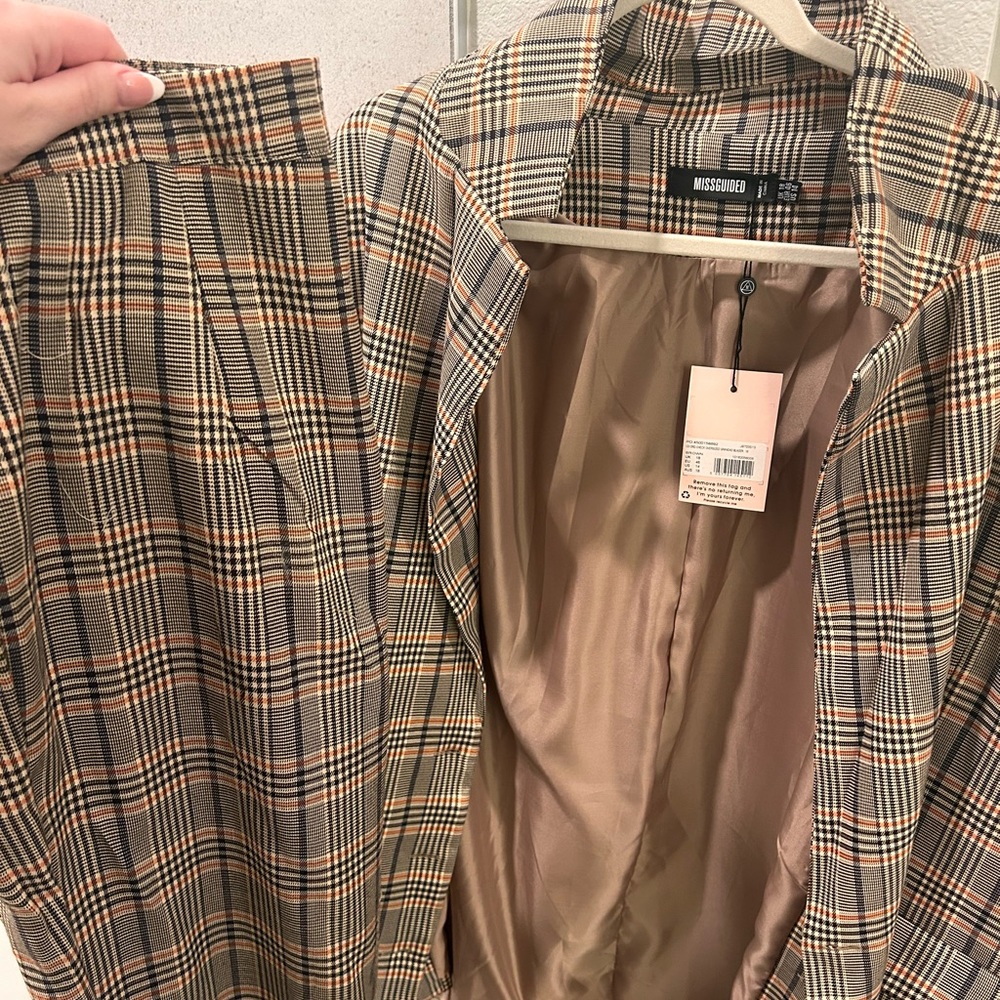 Missguided Oversized Blazer and Trousers Set